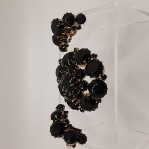 Vintage Weiss Brooch and Clip-on Earrings Set - Excellent Used Condition